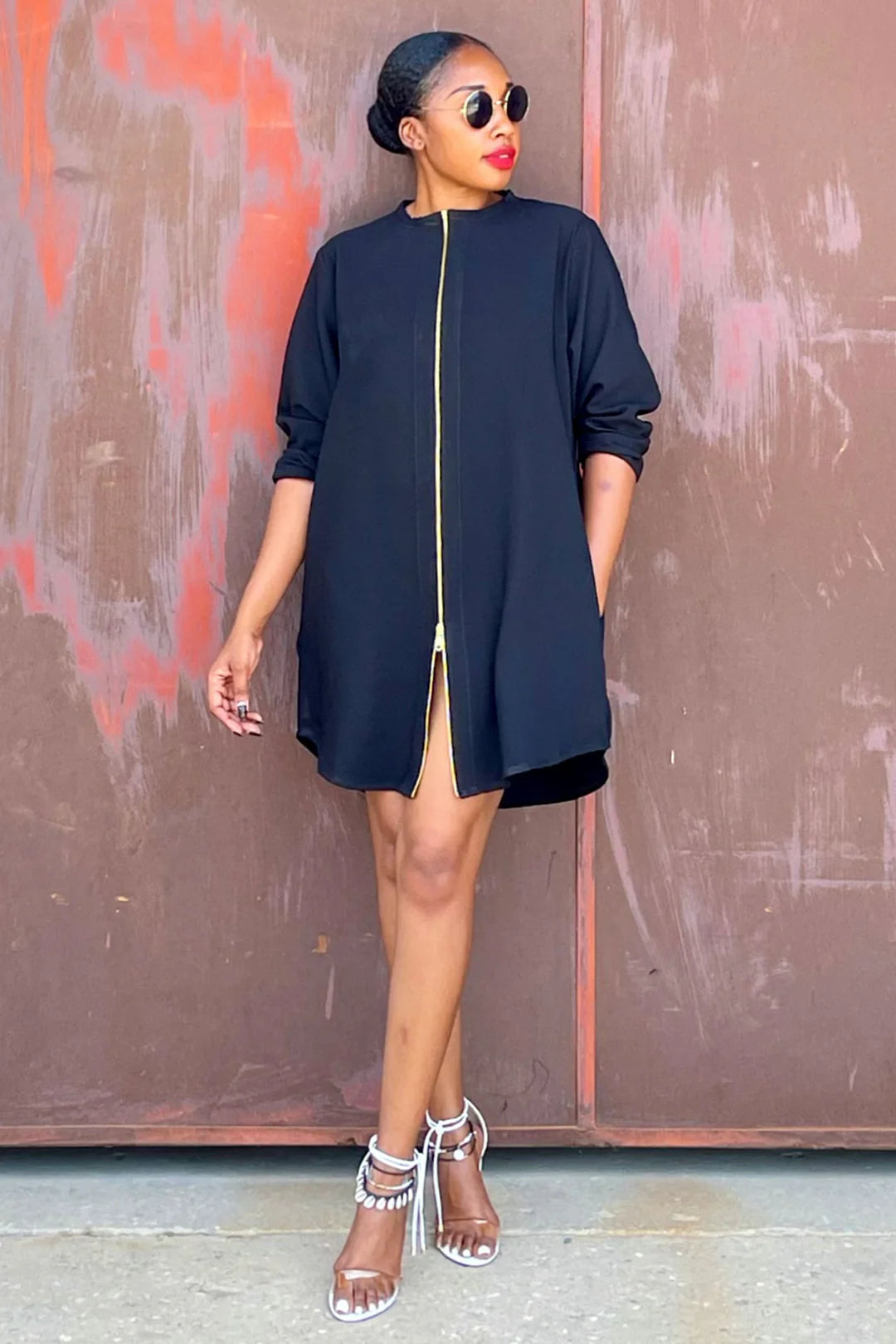 Aya Chain Shirt (Midnight)