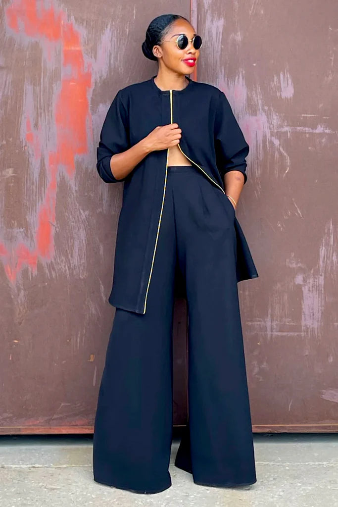 Aya Palazzo Set (Midnight)