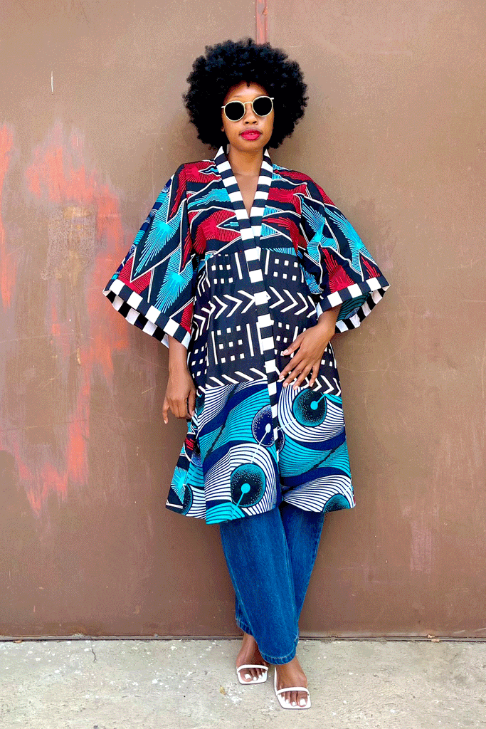 Accra Midi Kimono (Urban)