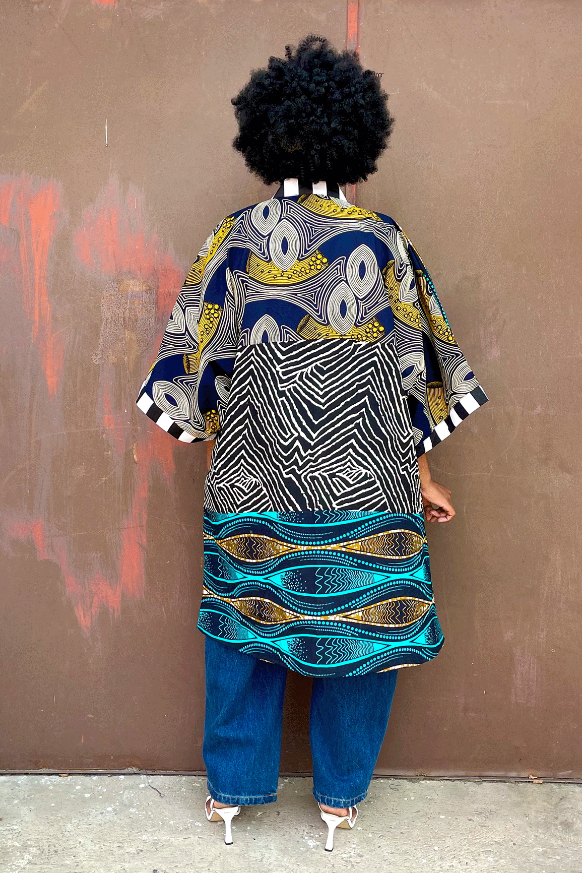Accra Midi Kimono (Savanna)