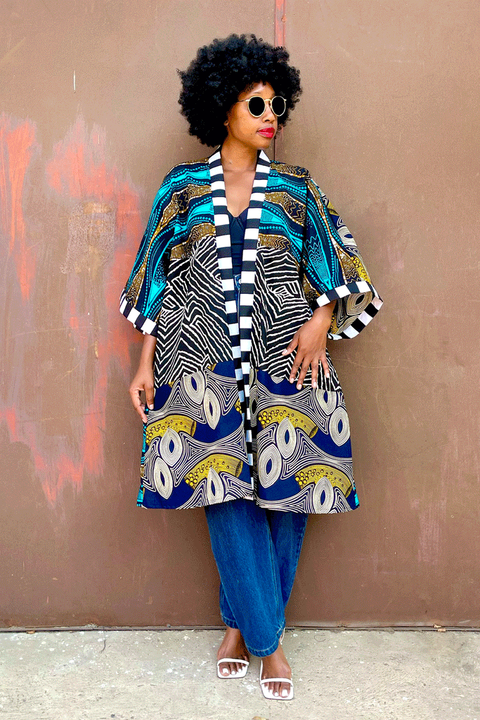 Accra Midi Kimono (Savanna)