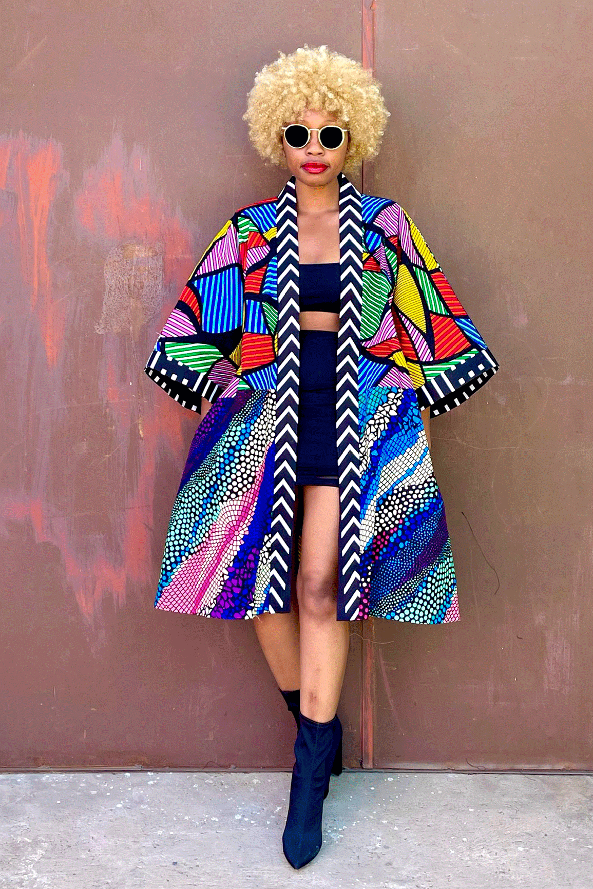 Accra Midi Kimono (Havana)