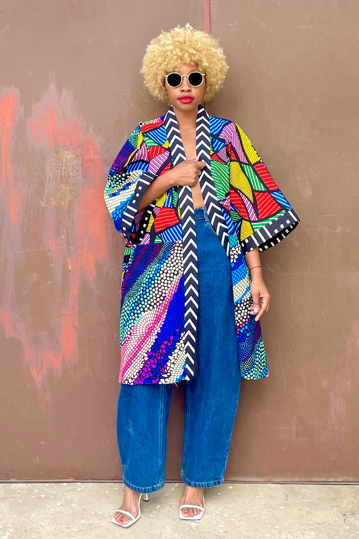 Accra Midi Kimono (Havana)