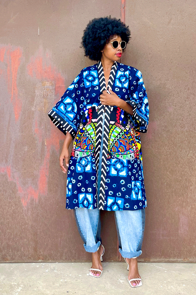 ACCRA MIDI KIMONO (POP)