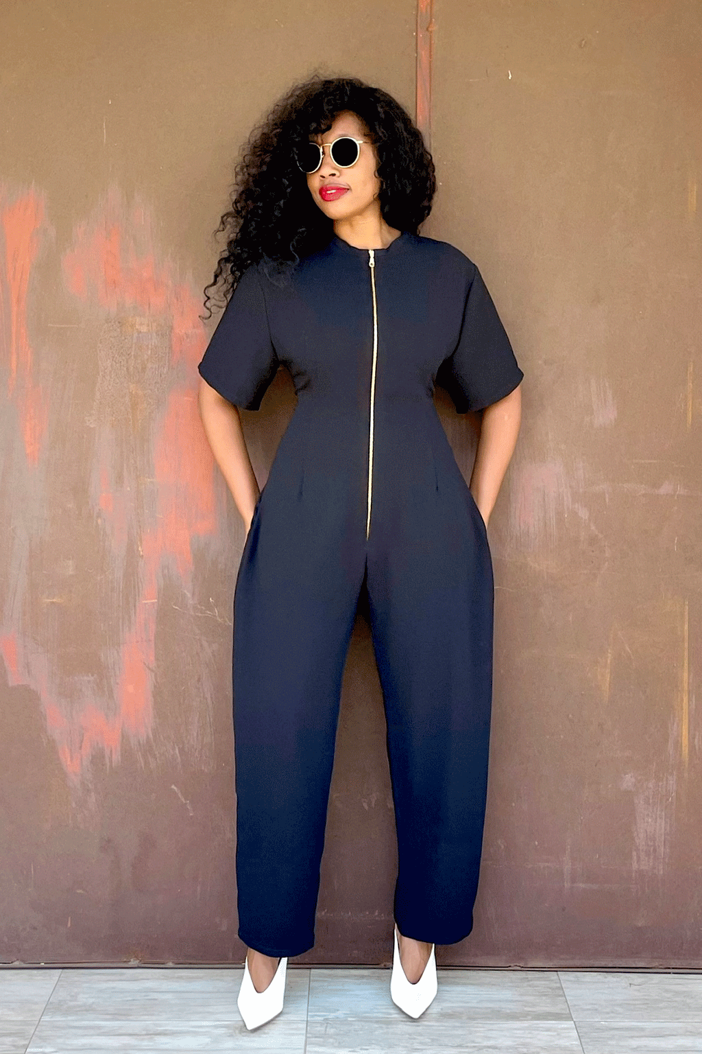 ADDIS CHAIN JUMPSUIT (MIDNIGHT)