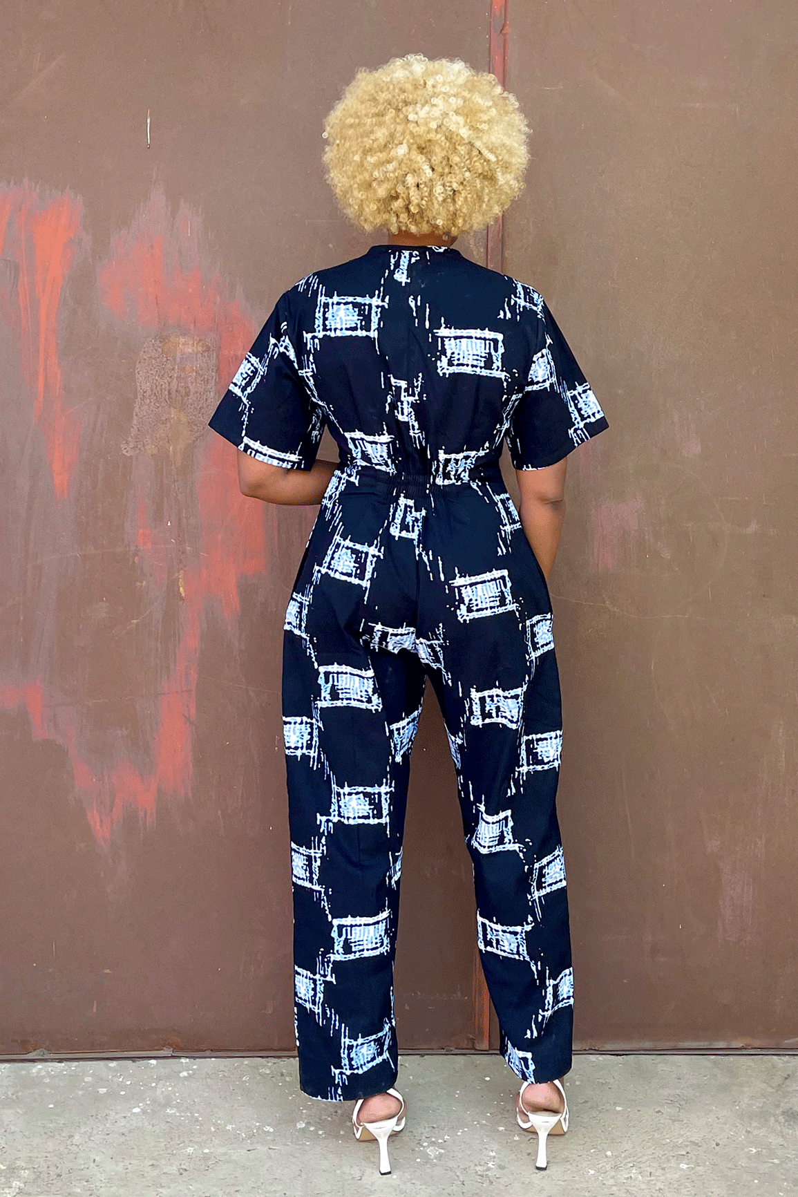 Addis Jumpsuit (Navy Patch)