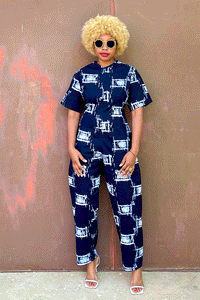 Addis Jumpsuit (Navy Patch)