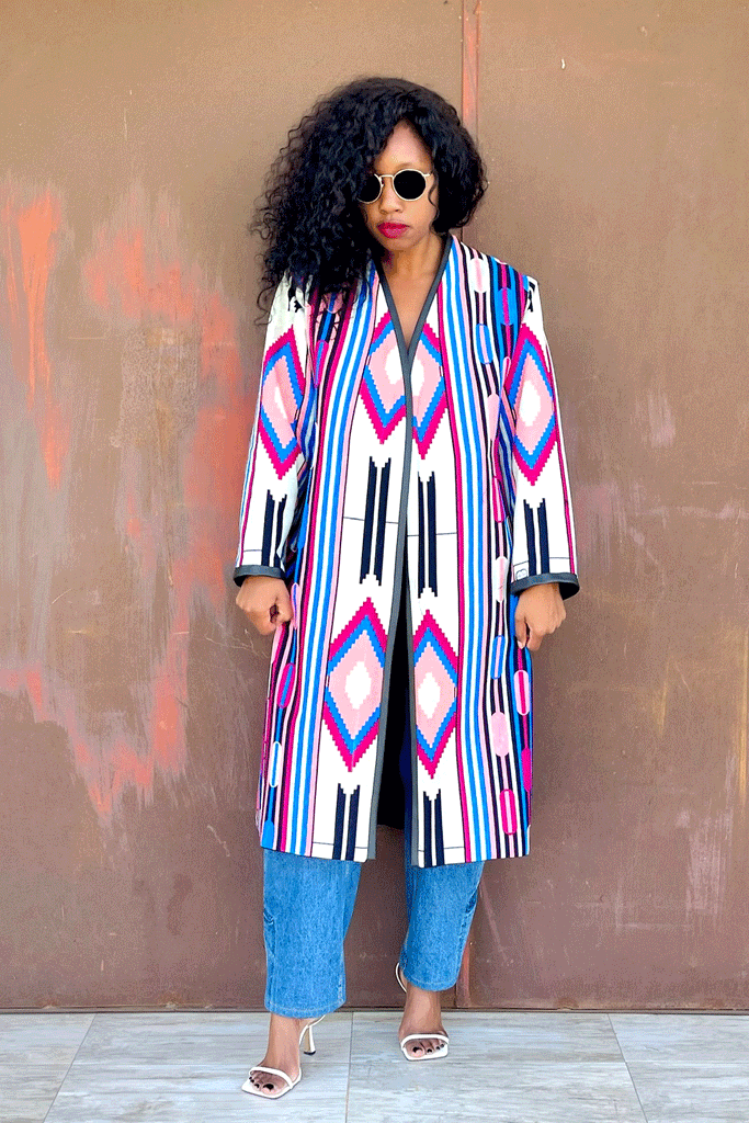 ALINA TRIM COAT (PINK)