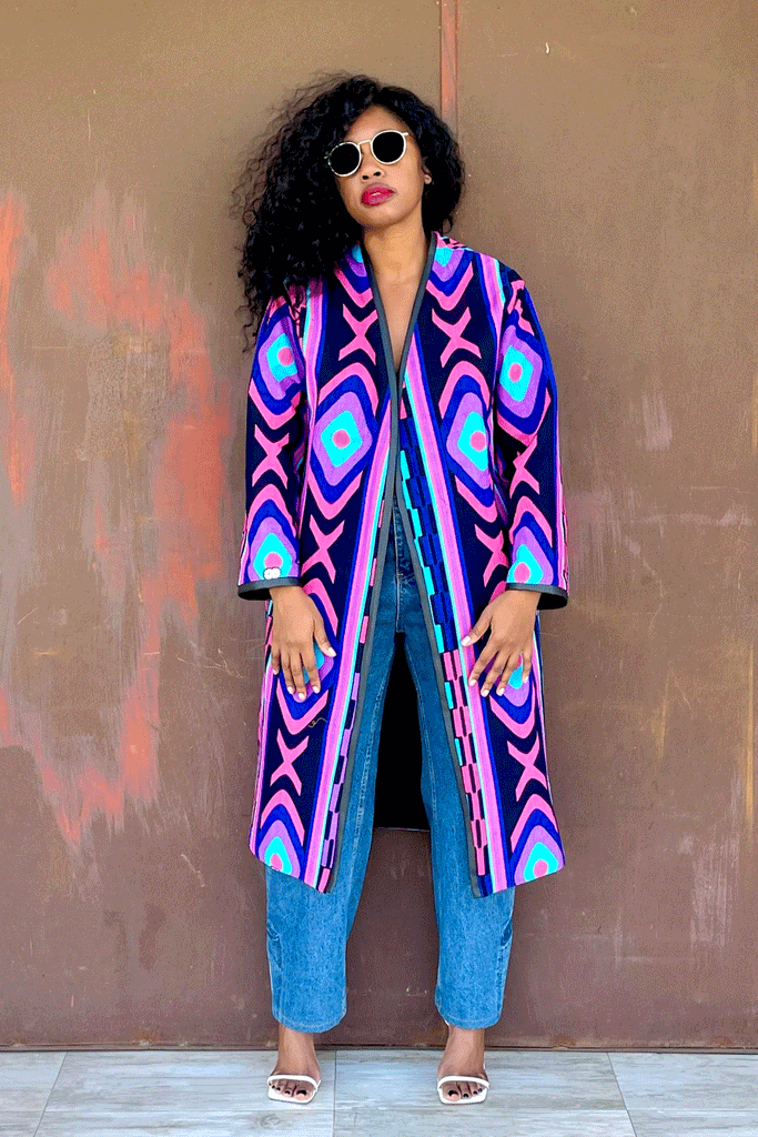 ALINA TRIM COAT (NEON)
