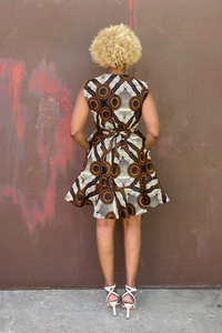 Sasha Wrap Dress (Rust)