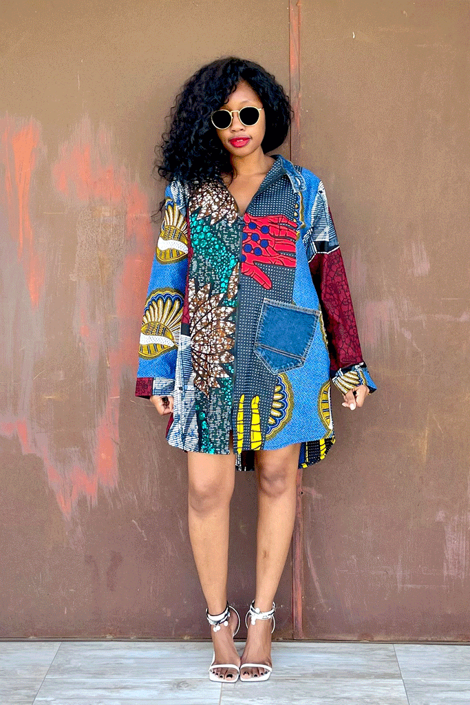 ARI 'OVERSIZED' SHIRT (BOHO MIX) - SOLD OUT