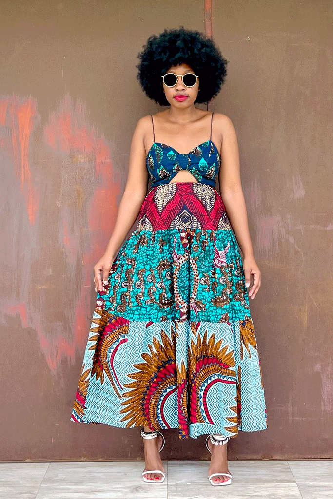 ASMARA TIER DRESS (COCONUT)