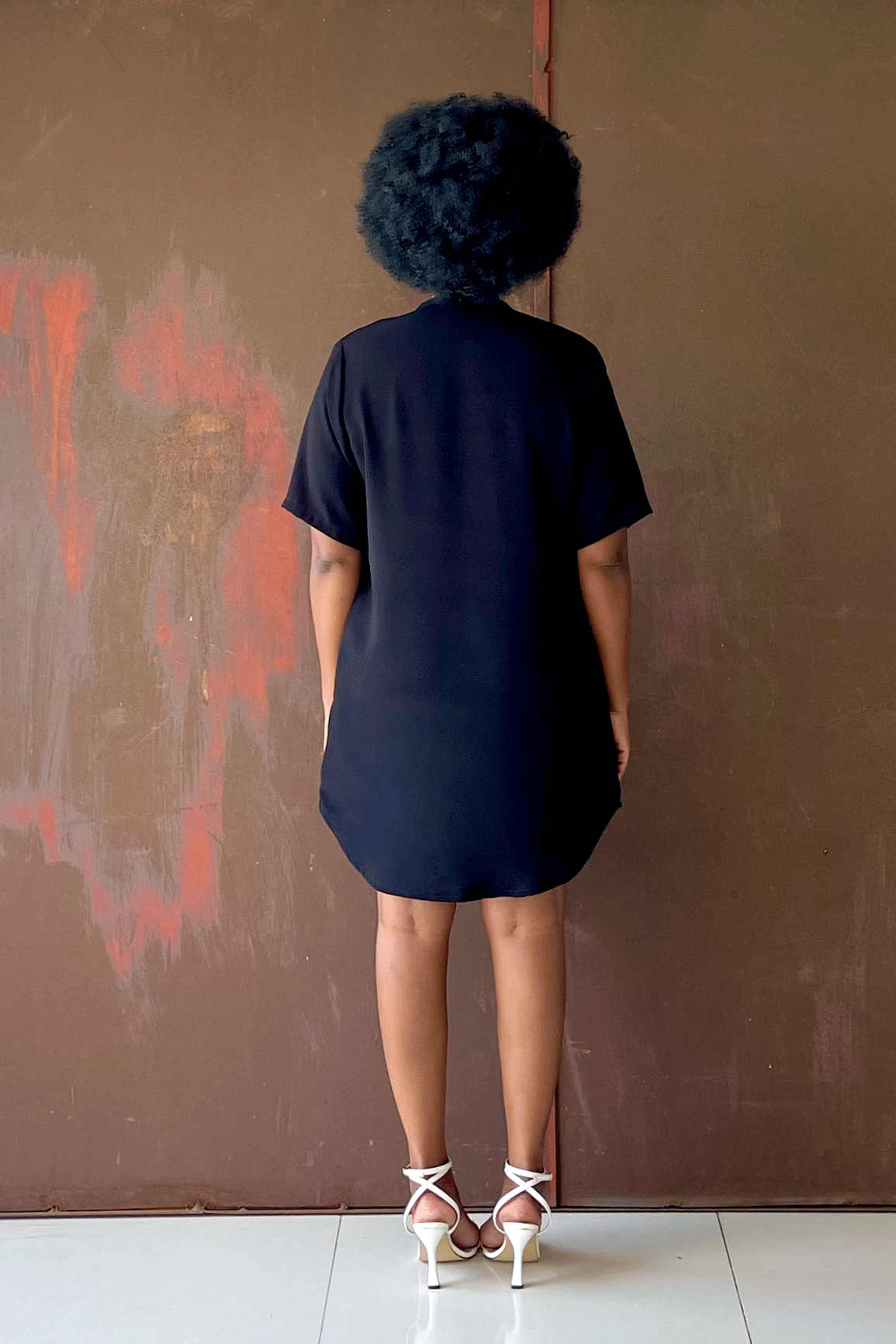 Aya Chain Tee (Midnight)