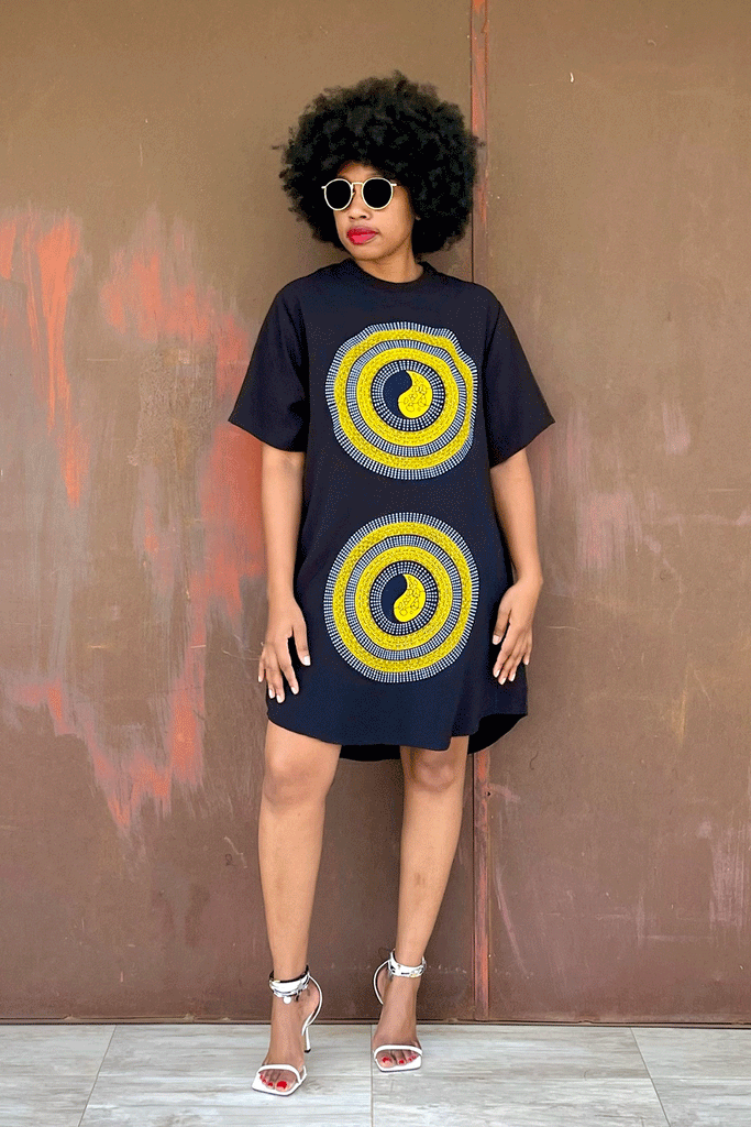 AYA 'PATCH' TEE (SWIRL)