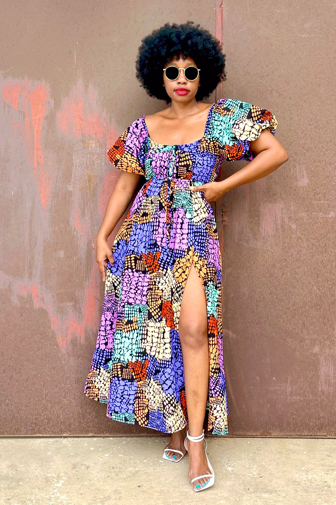 BALI  DRESS (BUBBLEGUM)