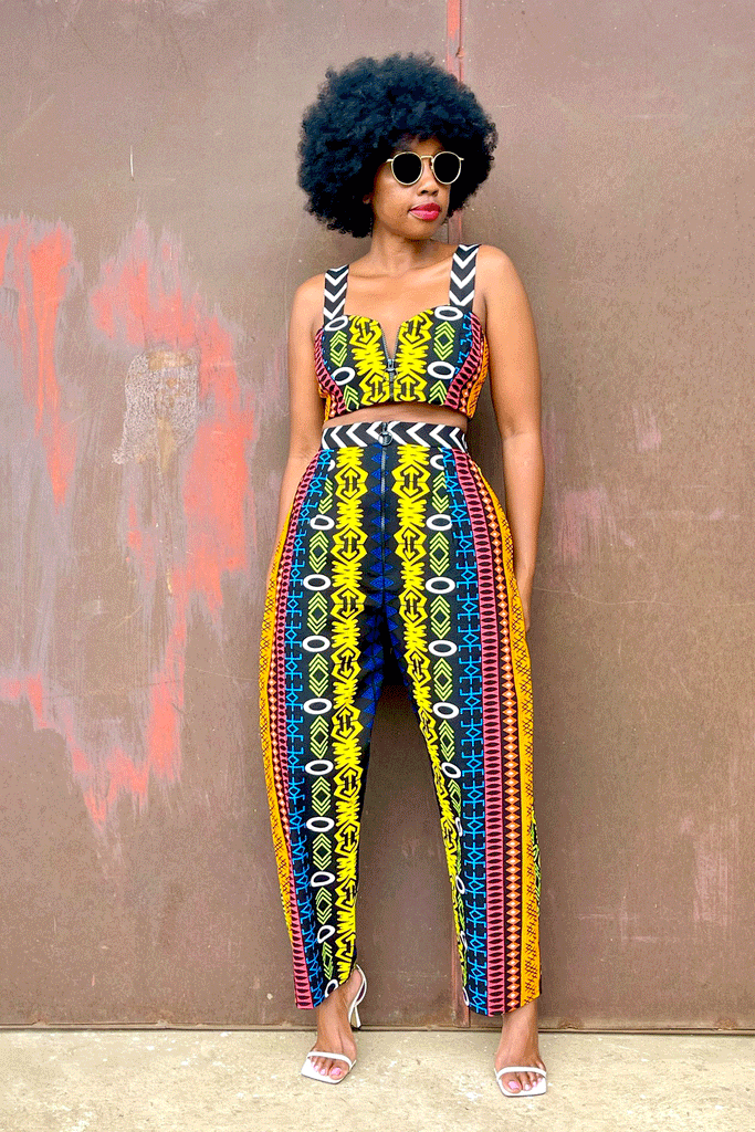 MD BARREL PANT (NEON) + LANGA TOP (NEON)