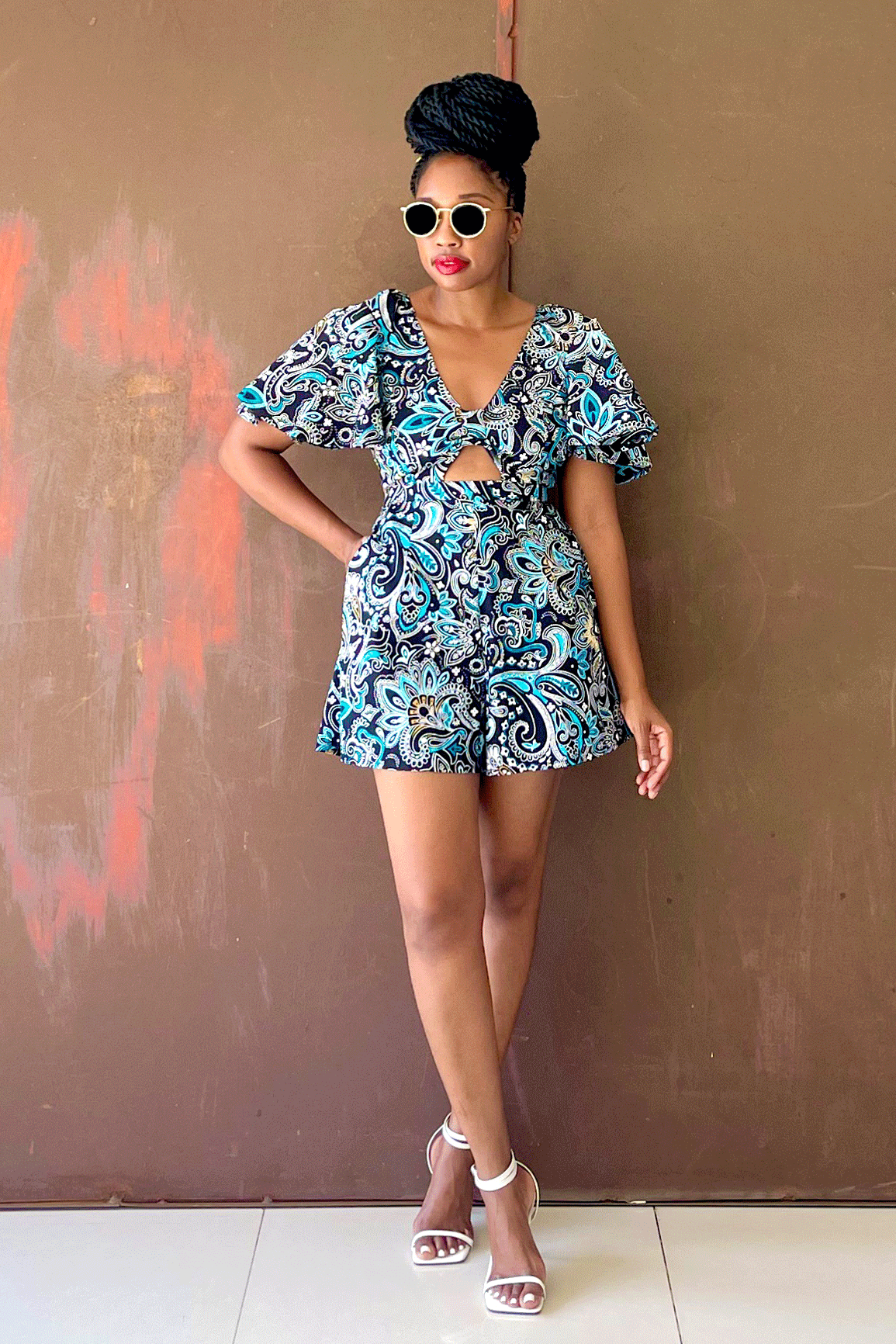 Bella Romper (Paisley)