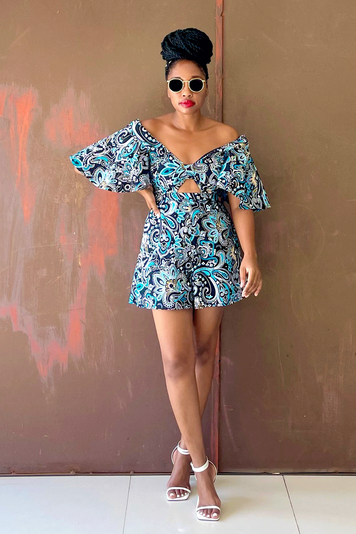 Bella Romper (Paisley)
