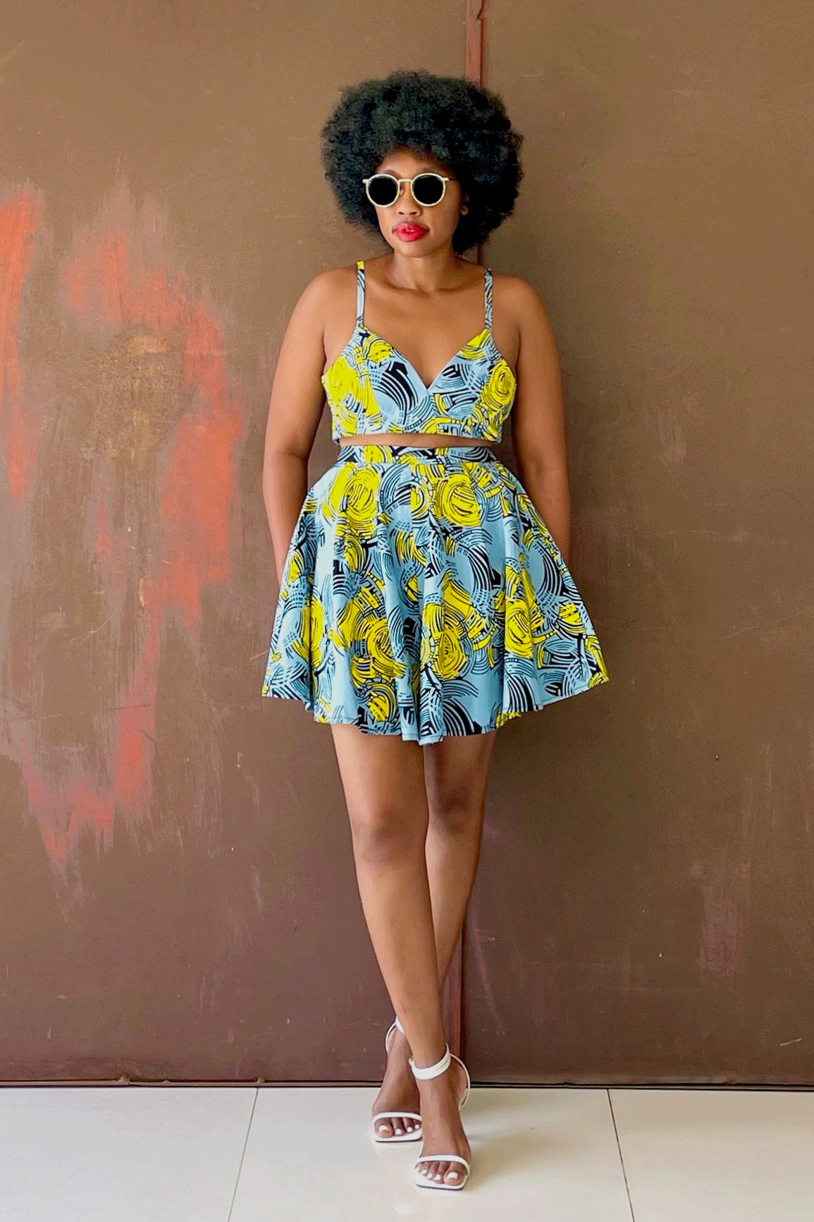 Beliz Short Set (Banana)