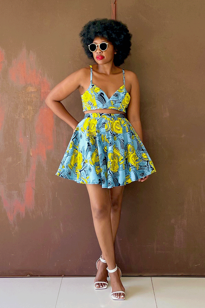 Beliz Short Set (Banana)