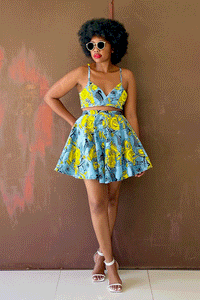 Beliz Short Set (Banana)