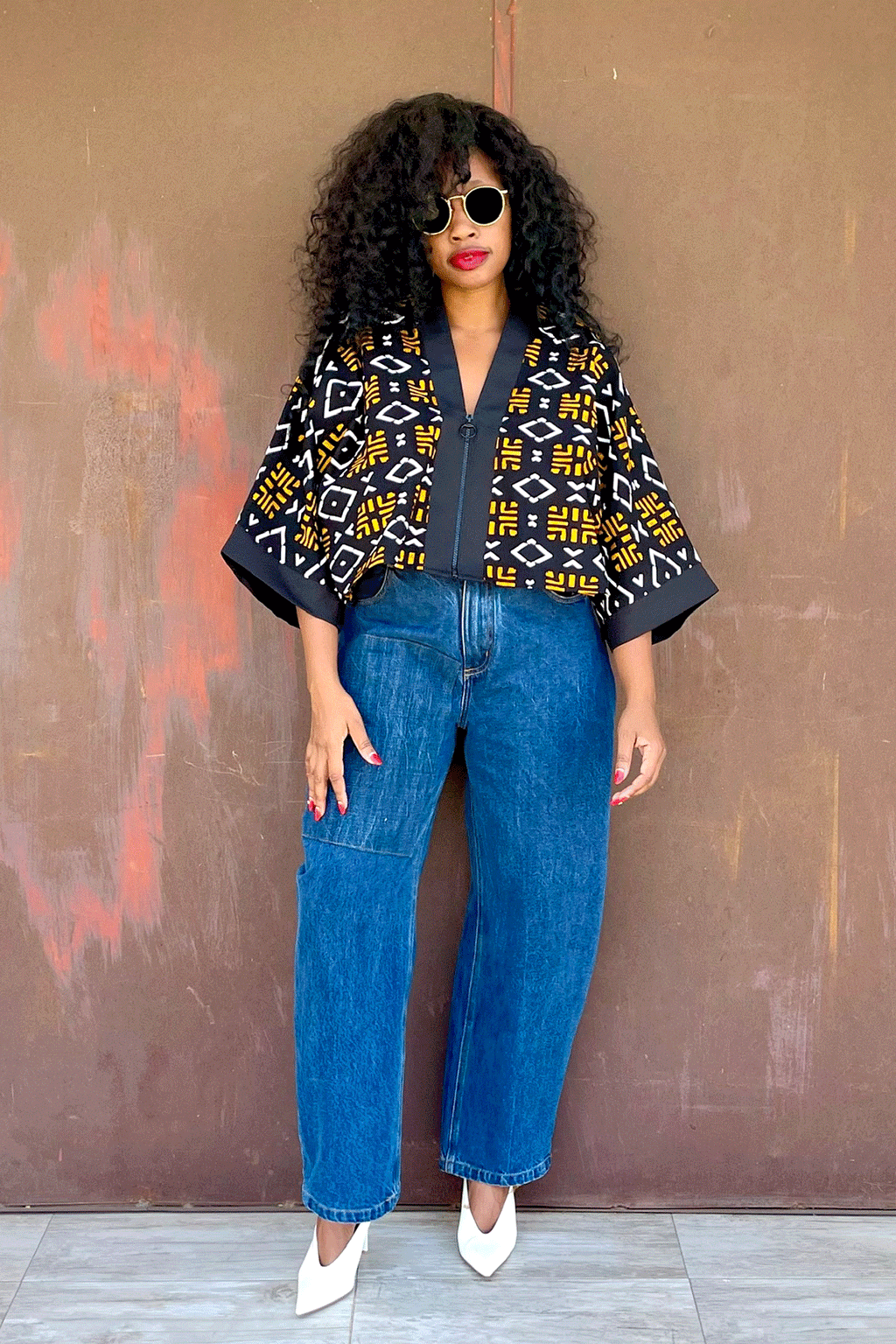 BENIN TOP (MAZE) SOLD OUT
