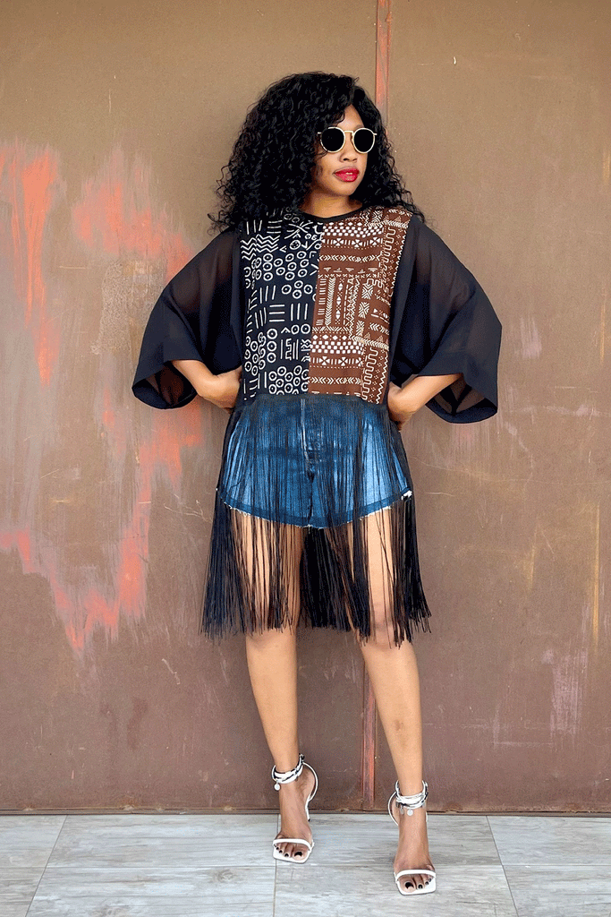 BENIN TASSEL TOP (TRAIL)