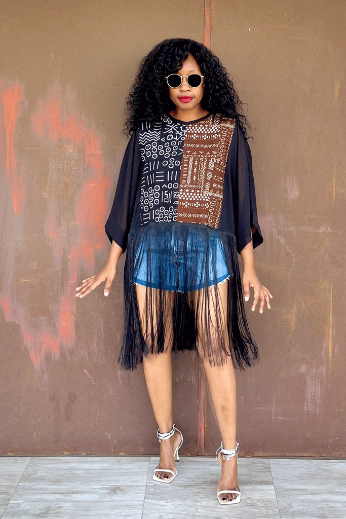 BENIN TASSEL TOP (TRAIL)