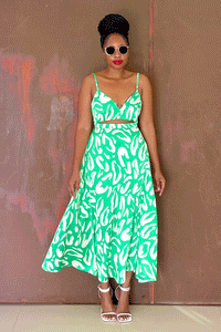 Sira Skirt Set (Green)
