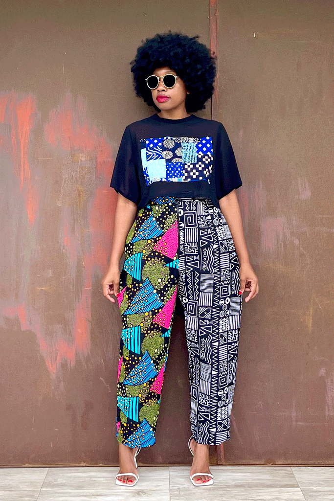 MD BARREL PANT (JINGLE) + MD PATCH TOP (ELECTRIC)