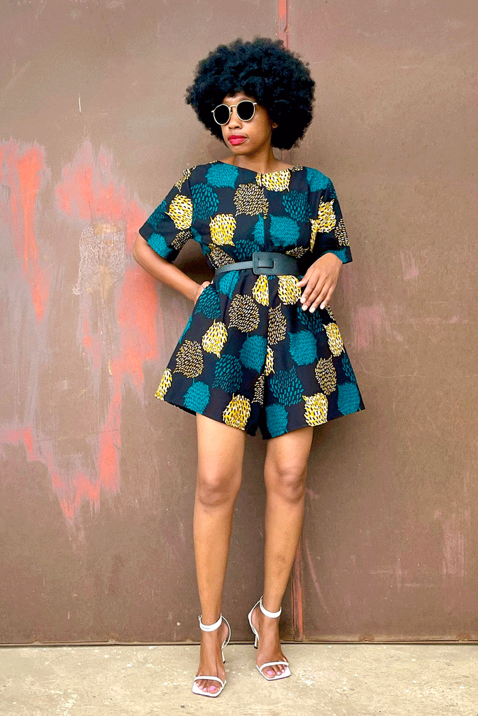 CAIRO ROMPER (COTTON CANDY) - BELT NOT INCLUDED