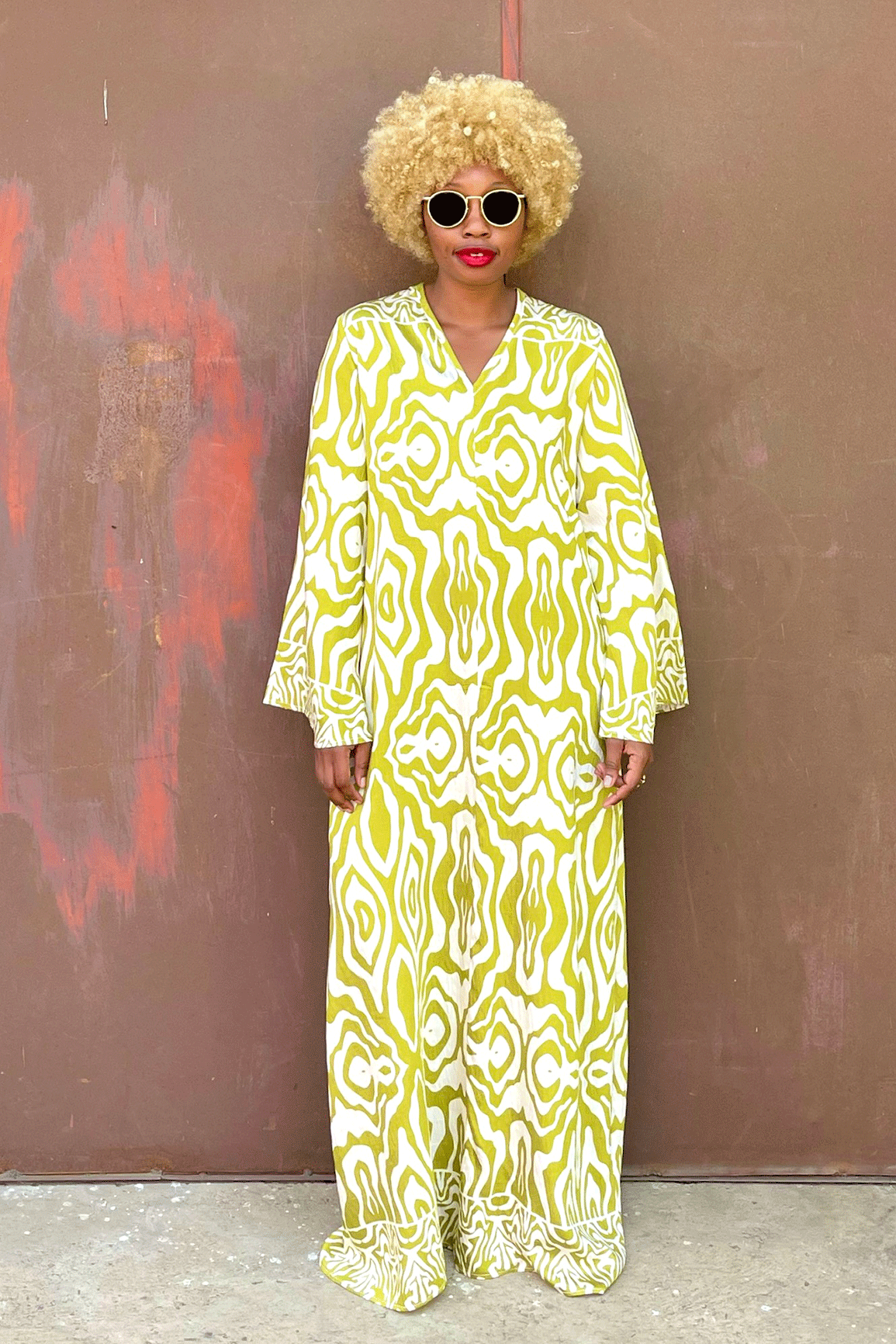 Cana Kaftan (Lime)