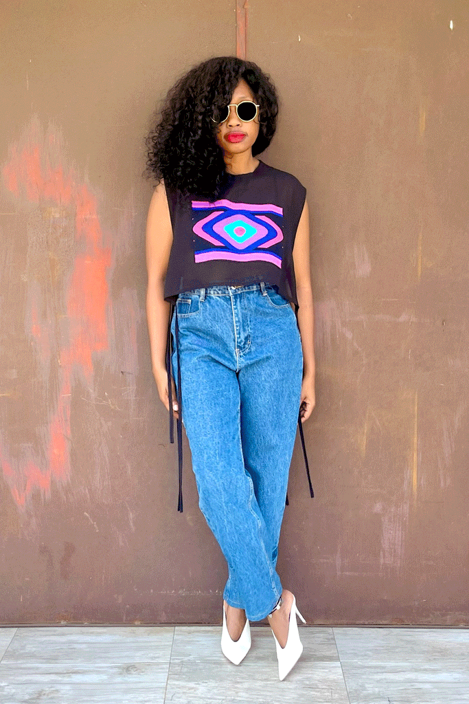 CHAD PATCH TOP (NEON) - SOLD OUT