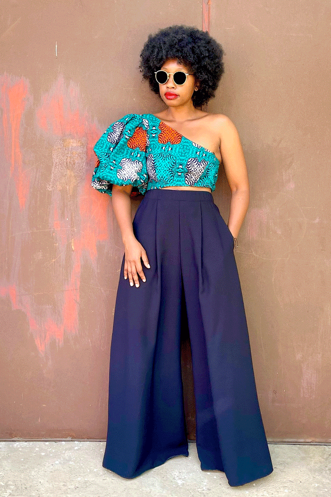 Chambeshi Crop (Teal)