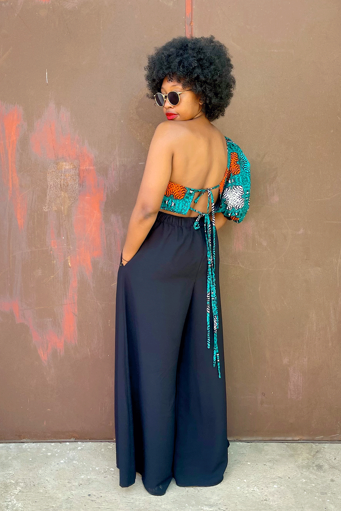Chambeshi Crop (Teal)