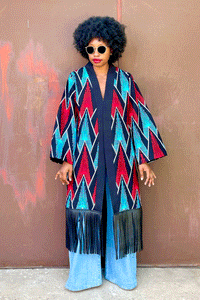 Choma Tassel Coat (Compass)