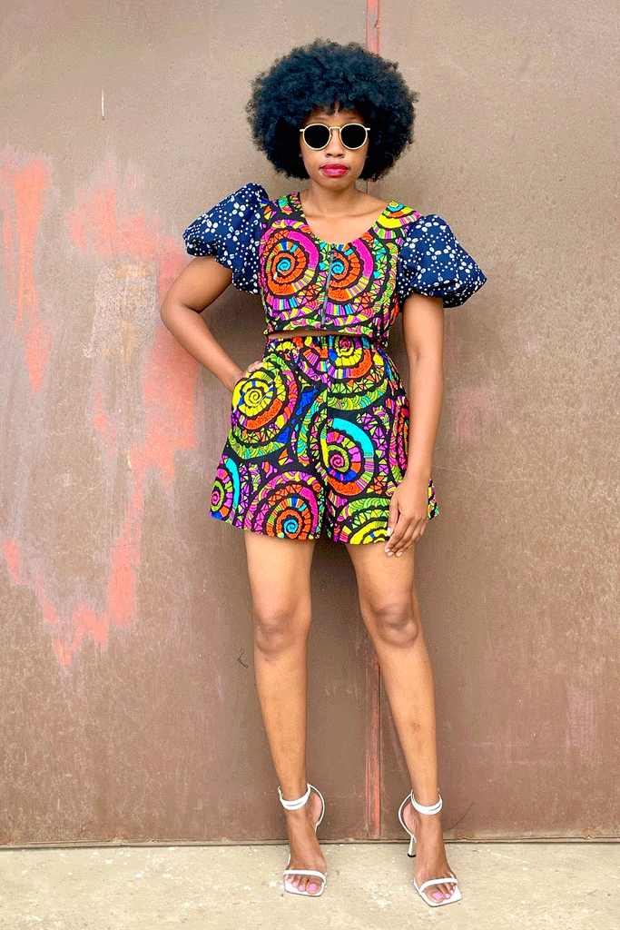 CHOZI TOP (CANDY) + CHOZI SHORT SET