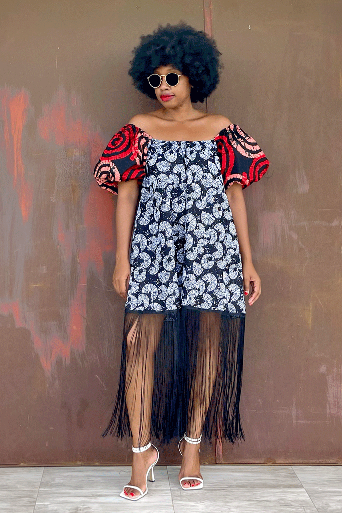 DEJA DRESS (CHERRY WHIRL)