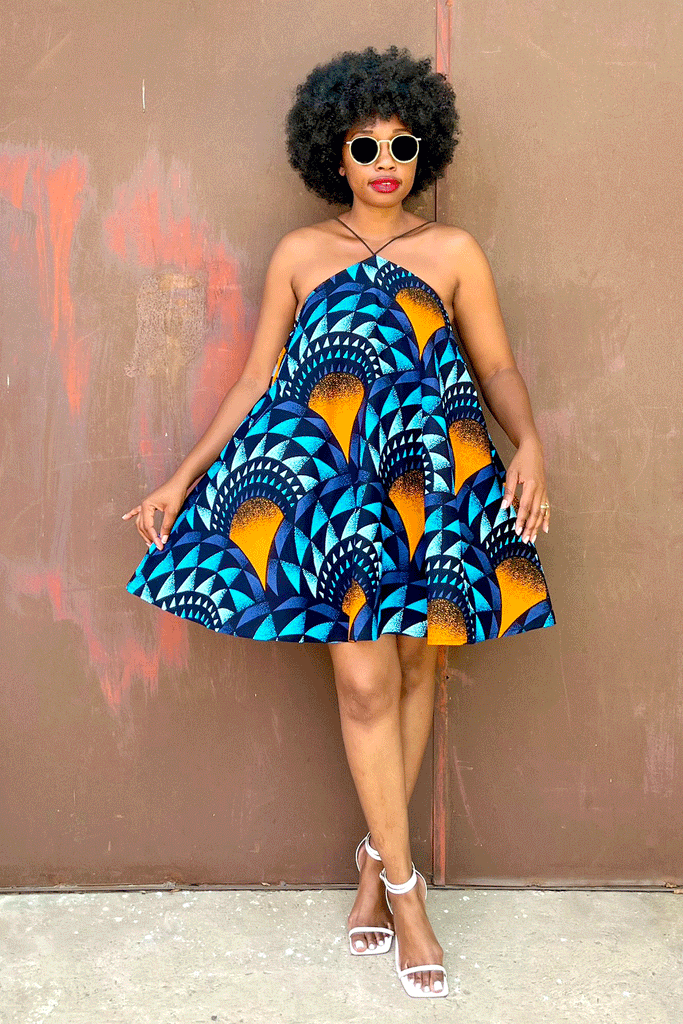 Didi Halter Dress (Crush)