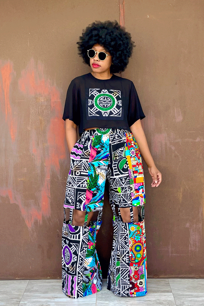 BOX TOP (ZEN) + GIGI  CUT-OUT PANT (ZEN MIX)