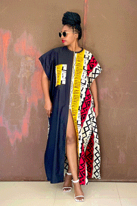 Guam Kaftan Dress (Black) - SOLD OUT