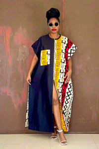 Guam Kaftan Dress (Black) - SOLD OUT