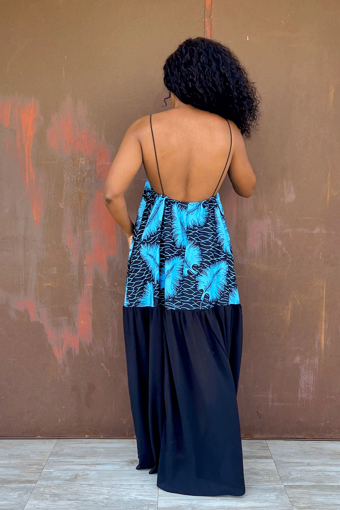 SIKA SHEER DRESS (FEATHER)