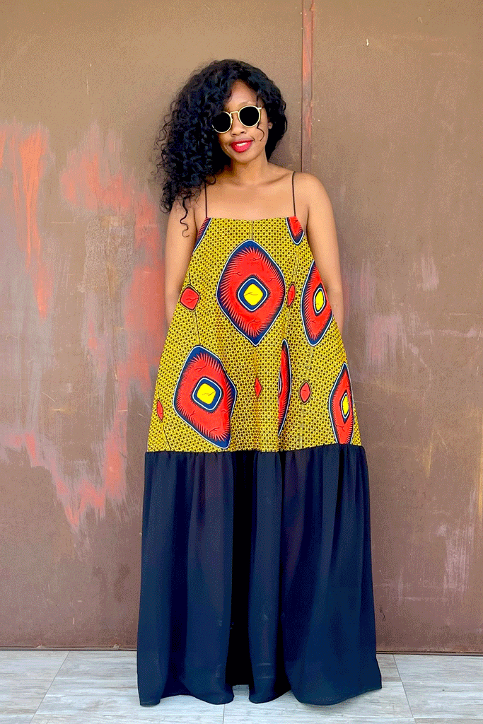 JASMINE SHEER DRESS (LAVA)