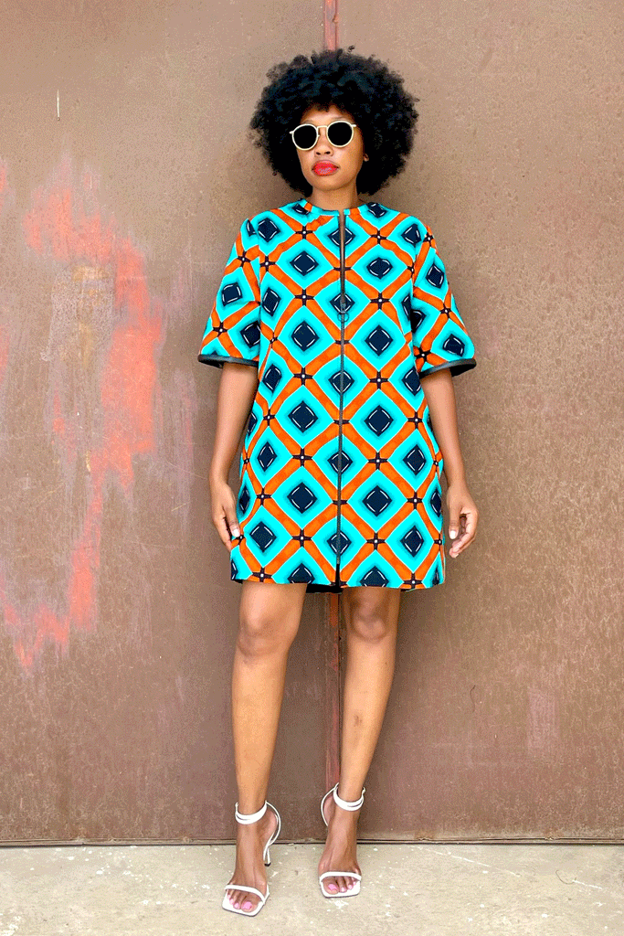 JAKI COAT DRESS (CITRUS CRUSH)