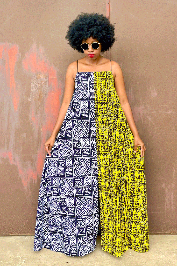 JAZMIN MAXI (YELLOW BLOCK)