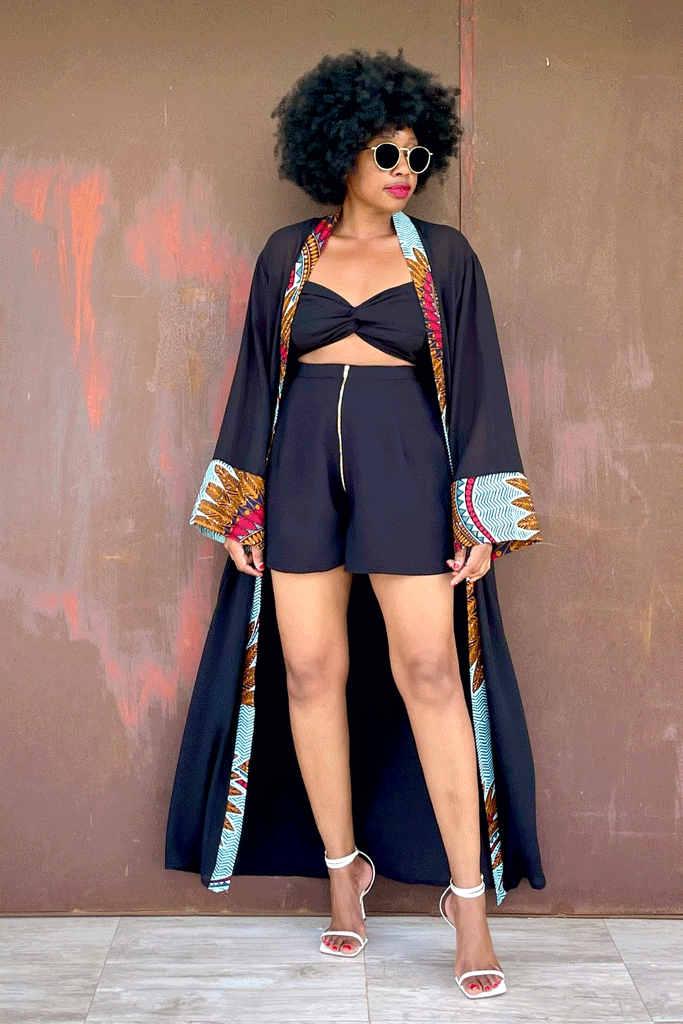 JIKA SHEER KIMONO (EARTHY RED) - KIMONO ONLY
