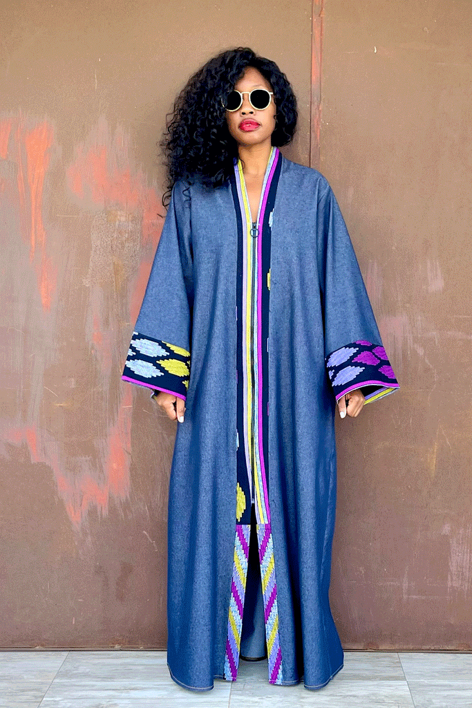 JIKA 'DENIM' KIMONO (DARK)