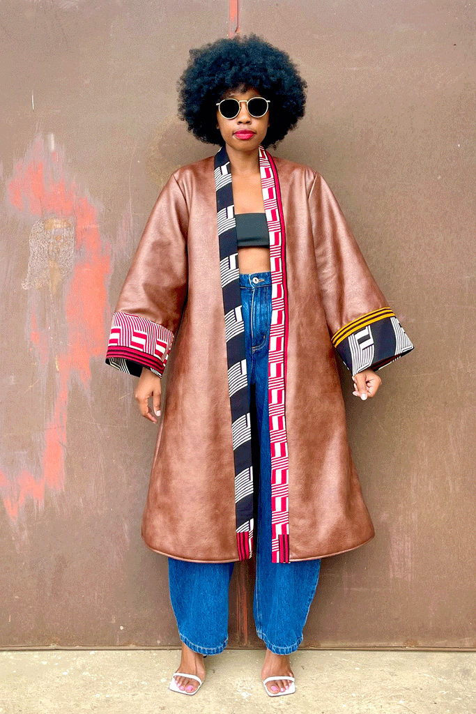 JIKA 'FAUX' COAT (CAMEL)