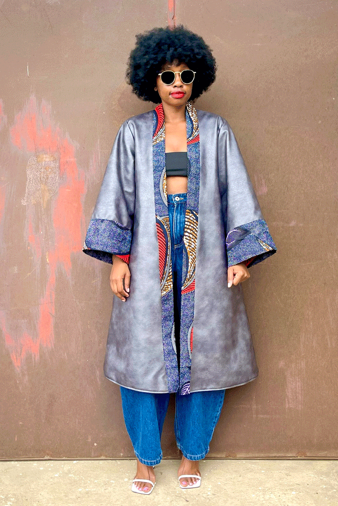 JIKA 'FAUX' COAT (COOL GREY)